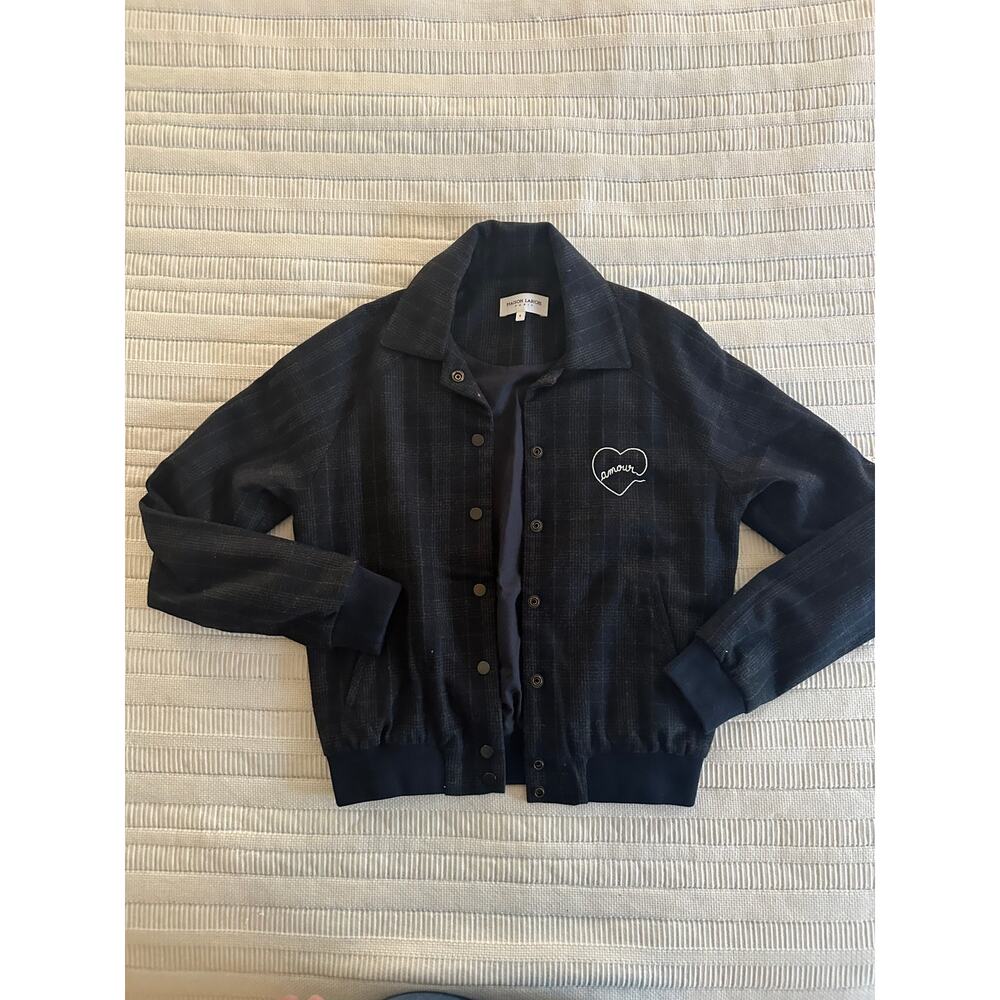 Maison Labiche S Wool Blend Bomber Jacket